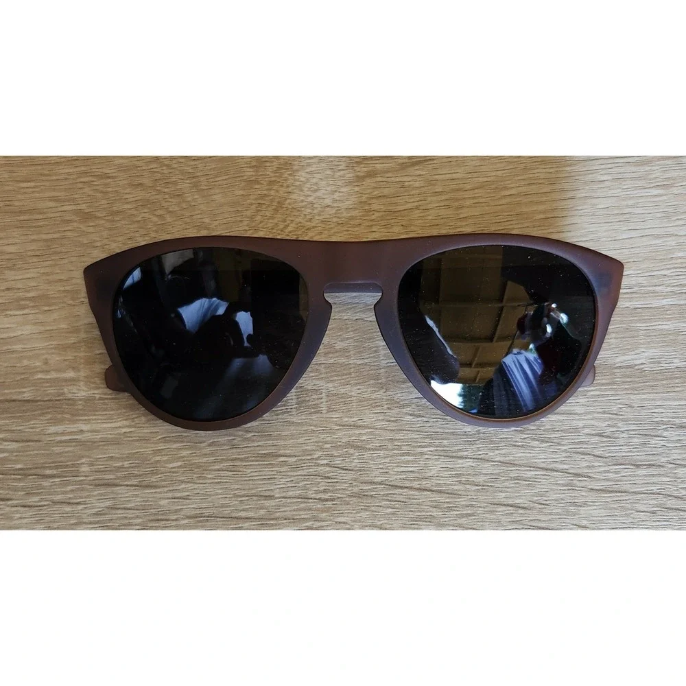 Zeal Optics Memphis Polarized Sunglasses 10878 Made in Italy Matte Brown / Grey